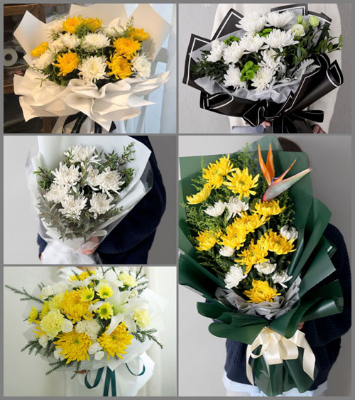 湖北咸宁市通山县杨芳林乡白事花束代送